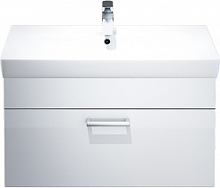 Iddis Мебель для ванной Mirro 80 подвесная белая/ясень шимо – фотография-4